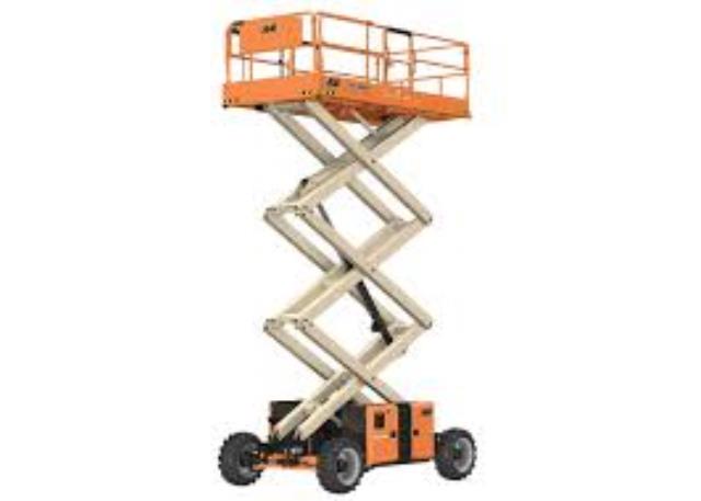 Rental store for 26 foot 4x4 scissor lift in Franklin, St. Louis, and Jefferson Counties